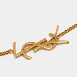 Saint Laurent Opyum Gold Tone Bracelet