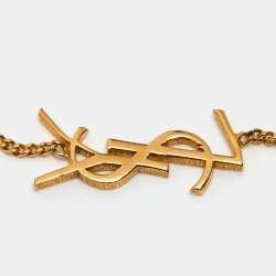 Saint Laurent Opyum Gold Tone Bracelet
