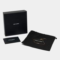 Saint Laurent Opyum Gold Tone Bracelet