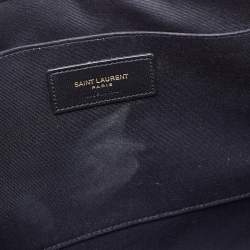 Saint Laurent Burgundy Matelasse Leather Document Holder 