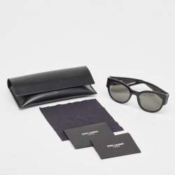 Saint Laurent Black SLM19 Wayfarer Sunglasses