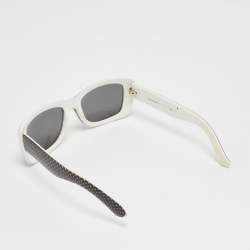 Saint Laurent Black/White Printed 2320/S Rectangular Sunglasses