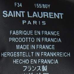 Saint Laurent Red Printed Silk Wrap Mini Dress S