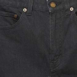 Saint Laurent Paris Black Denim Jeans S Waist 26"