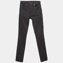 Saint Laurent Paris Black Denim Jeans S Waist 26"