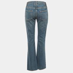 Saint Laurent Blue Denim Wide Leg  Jeans M Waist 29"