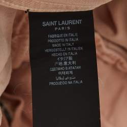 Saint Laurent Paris Pink Denim Button Front Jacket XS
