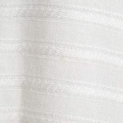 Saint Laurent White Linen Blend Long Tent Dress XL