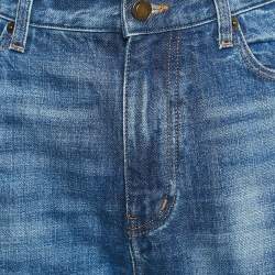 Pre Owned Saint Laurent Blue Denim 90s High-Waist Jeans M Waist 30"