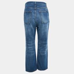 Pre Owned Saint Laurent Blue Denim 90s High-Waist Jeans M Waist 30"