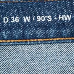 Pre Owned Saint Laurent Blue Denim 90s High-Waist Jeans M Waist 30"