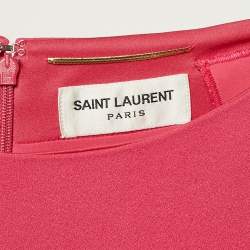 Saint Laurent Paris Pink Cap Sleeve Mini Dress S