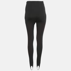 Pre Owned Saint Laurent Paris Black Stretch Knit Stir Up Leggings S