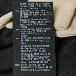 Pre Owned Saint Laurent Beige Suede Pleated Shorts S