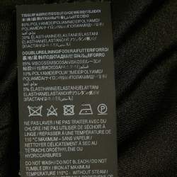 Pre Owned Saint Laurent Paris Black Jersey Knot Detail Halter Neck Jumpsuit S