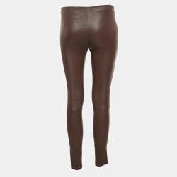 Saint Laurent Burgundy Leather Skinny Leather M