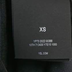 Saint Laurent Navy Blue Jersey Tights XS