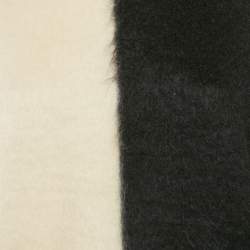 Saint Laurent Black/White Mohair Sweater XS