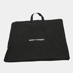 Saint Laurent Paris Brown Satin Long Sleeve Shirt S