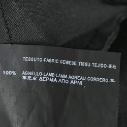 Saint Laurent Paris Black Leather Skinny Pants L