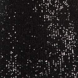 Saint Laurent Paris Black Sequinned Tank Top M