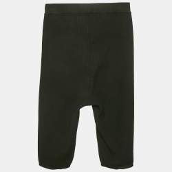 Saint Laurent Paris Black Rib Knit Shorts S