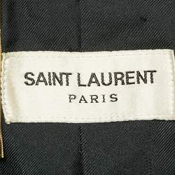 Saint Laurent Black Wool Tailored Blazer S