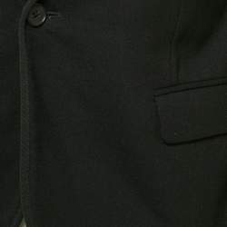 Saint Laurent Black Wool Tailored Blazer S