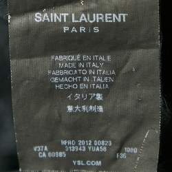 Saint Laurent Black Wool Tailored Blazer S