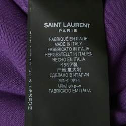 Saint Laurent Purple Button Front Shirt S