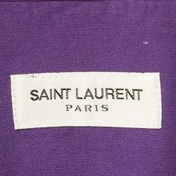 Saint Laurent Purple Button Front Shirt S