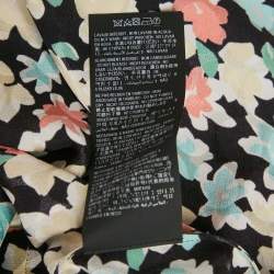 Saint Laurent Multicolor Floral Silk Mini Dress S
