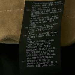 Saint Laurent Beige Suede Pleated Shorts S