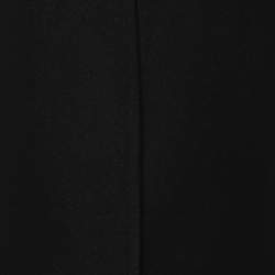Pre Owned Saint Laurent Black Wool Tuxedo Cape S