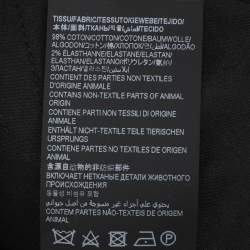 Pre Owned Saint Laurent Black Denim Shorts XS