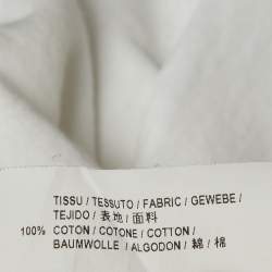 Pre Owned Saint Laurent White Smoking Kills Print Cotton T-Shirt XS