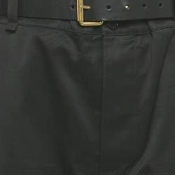 Pre Owned Saint Laurent Black Cotton Cargo Pants M Waist 30"