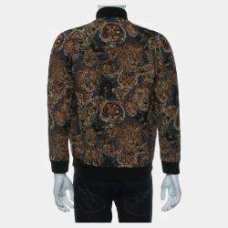 Pre Owned Saint Laurent Paris King of Beasts Baseball Jacket