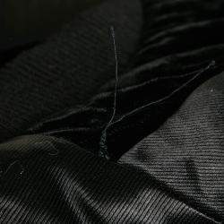 Pre Owned Saint Laurent Paris Black Embellished Velvet Bomber Jacket S