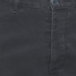 مملوكة مسبقًا Saint Laurent Navy Blue Cotton Pants L