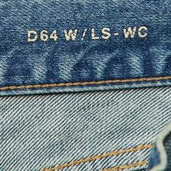 Pre Owned بنطلون جينز دينم متلاشي أزرق سان لوران باريس مقاس صغير - الخصر 27 بوصة