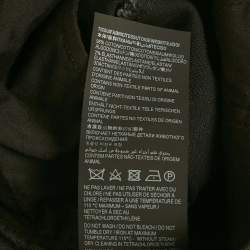 مملوكة مسبقًا بنطلون جينز ممزق سان لوران باريس دينم أسود مقاس وسط 30 بوصة