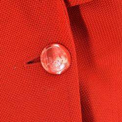 مملوكة مسبقًا \جاكيت ايف سان لوران احمر رقم 38