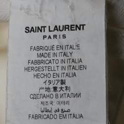 مملوكة مسبقًا Saint Laurent White Denim Straight Fit Jeans S/Waist 25"