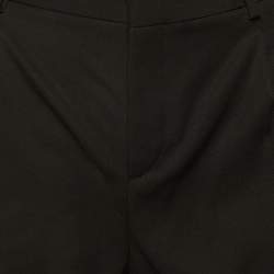 Pre Owned Saint Laurent Paris Black Wool Shorts M