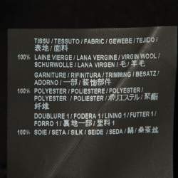 Pre Owned Saint Laurent Paris Black Wool Shorts M