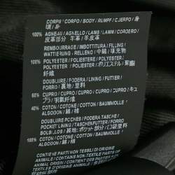 Pre Owned جاكيت جلد راكب دراجة سان لوران أسود مقاس متوسط (ميديم)