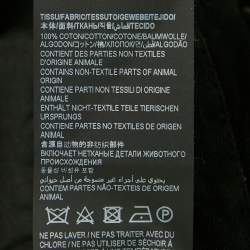 Pre Owned بنطلون جينز سان لوران باريس دينم أسود بقصة عادية مقاس صغير - الخصر 31"