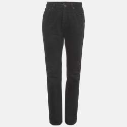 مملوكة مسبقًا Saint Laurent Paris Black Denim High-Rise Jeans M/Waist 28"