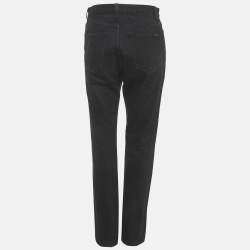 Pre Owned Saint Laurent Paris Black Denim High-Rise Jeans M/Waist 28"